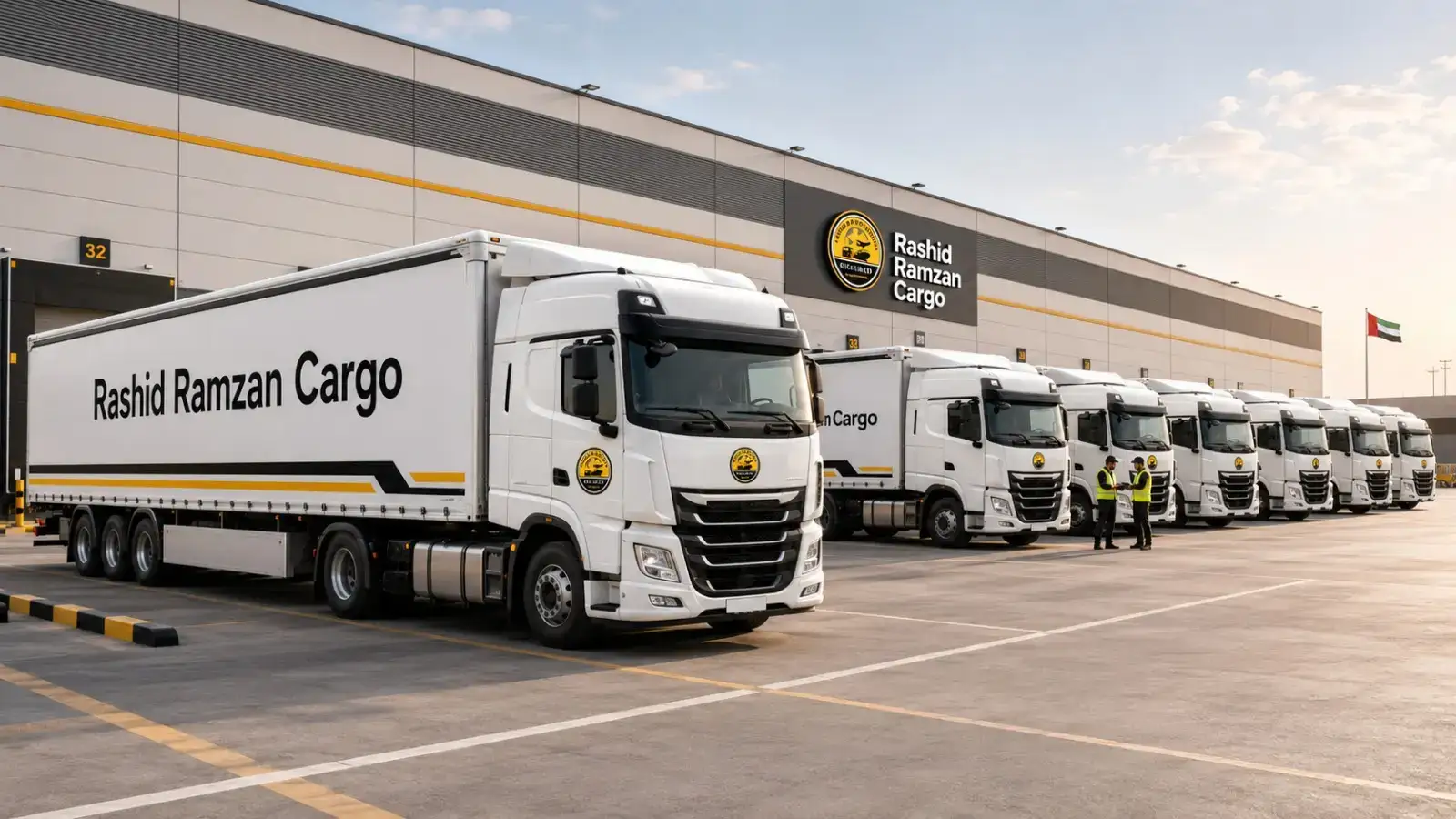 Road freight trucks serving GCC destinations