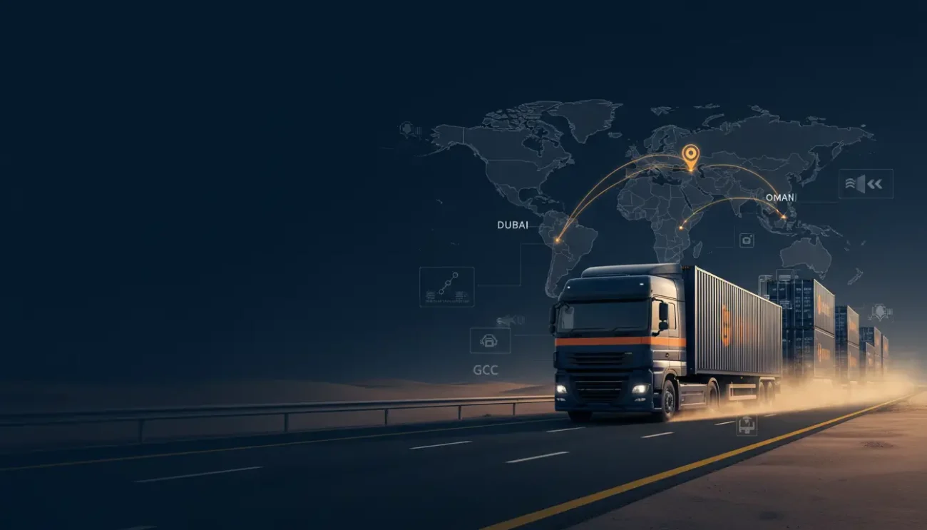 Truck cargo from Dubai to Qatar, Oman, and Kuwait with reliable road freight services