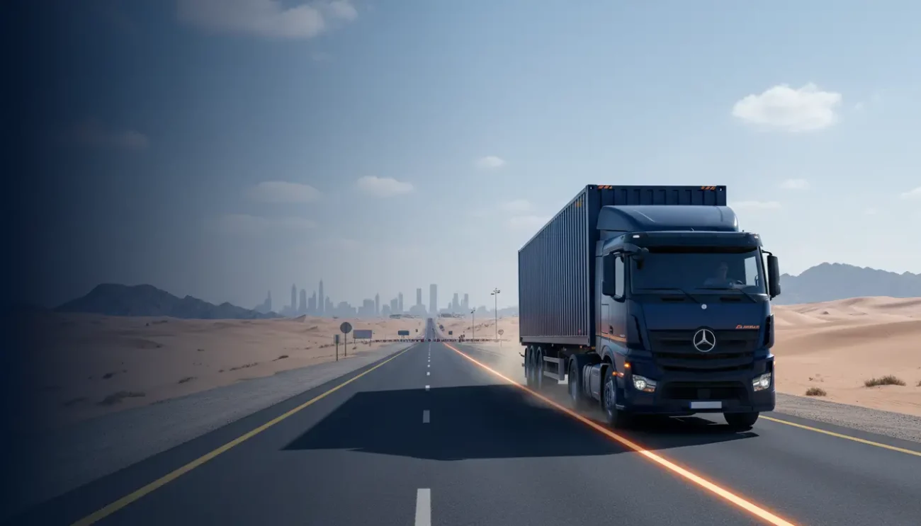 Dubai to Saudi cargo by road with reliable truck freight services